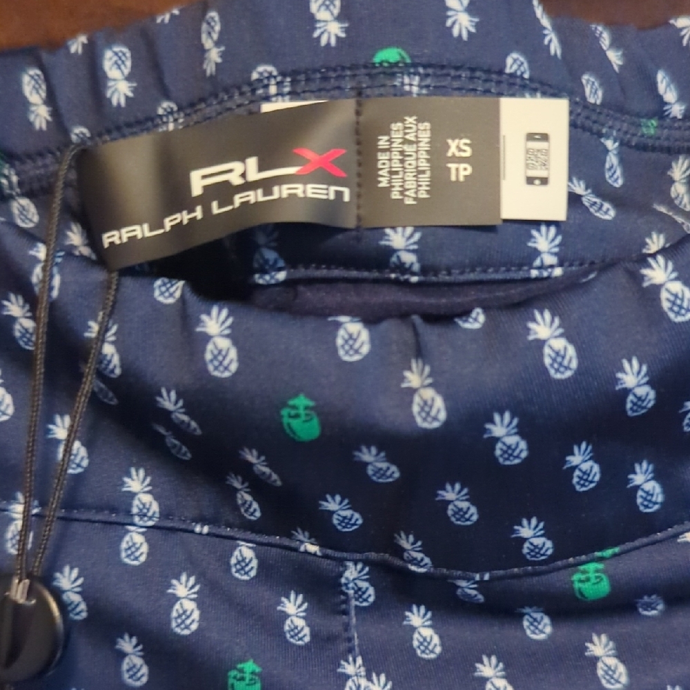 Ralph Lauren Blue Pineapple Patterned Shorts